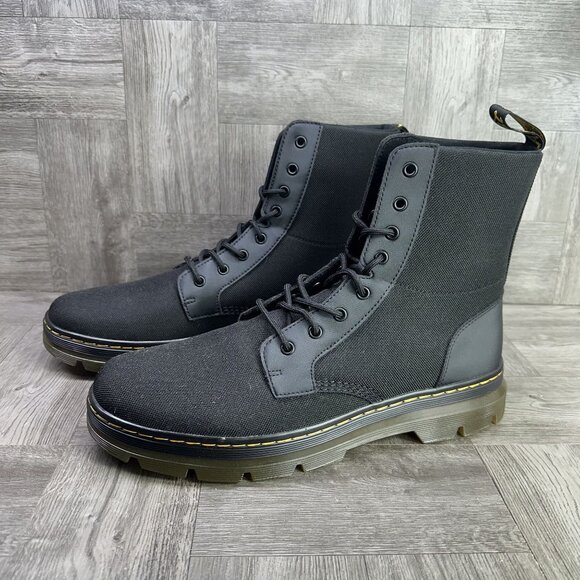 Dr. Marten's Combs Men's size 12 Black Combat Boots - Picture 4 of 8